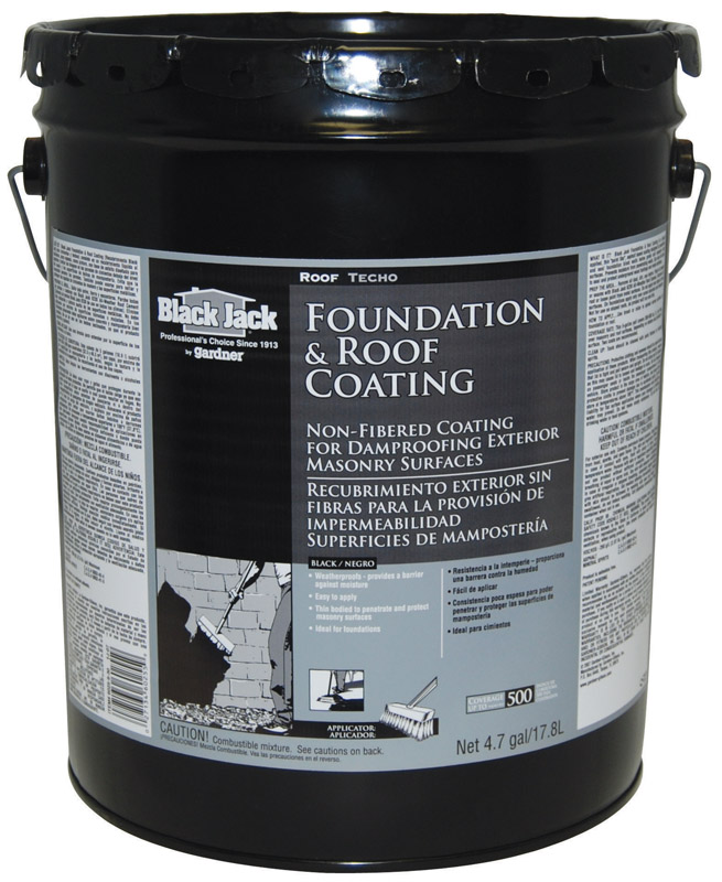 Product Black Jack Roof Techo Asphalt AllWeather Roof Cement, 3.6 Qt